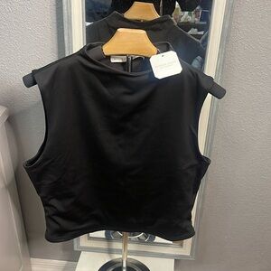 NWT Altar’d State Black Sleeveless Mock Turtleneck- size XL